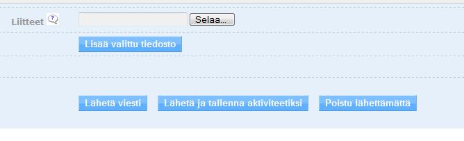 8 Voit lisätä viestiin liitteitä. Voit lähettää tiedotteita HTML-muodossa tai pelkässä tekstimuodossa.