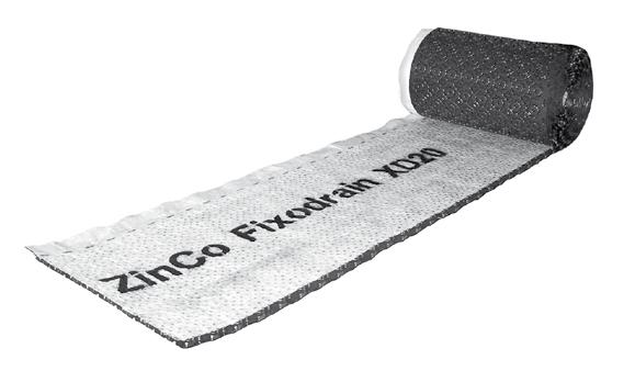 päätyjen yli. ZinCo on yhdistänyt osan toiminnallisista kerroksista yhdeksi tuotteeksi.
