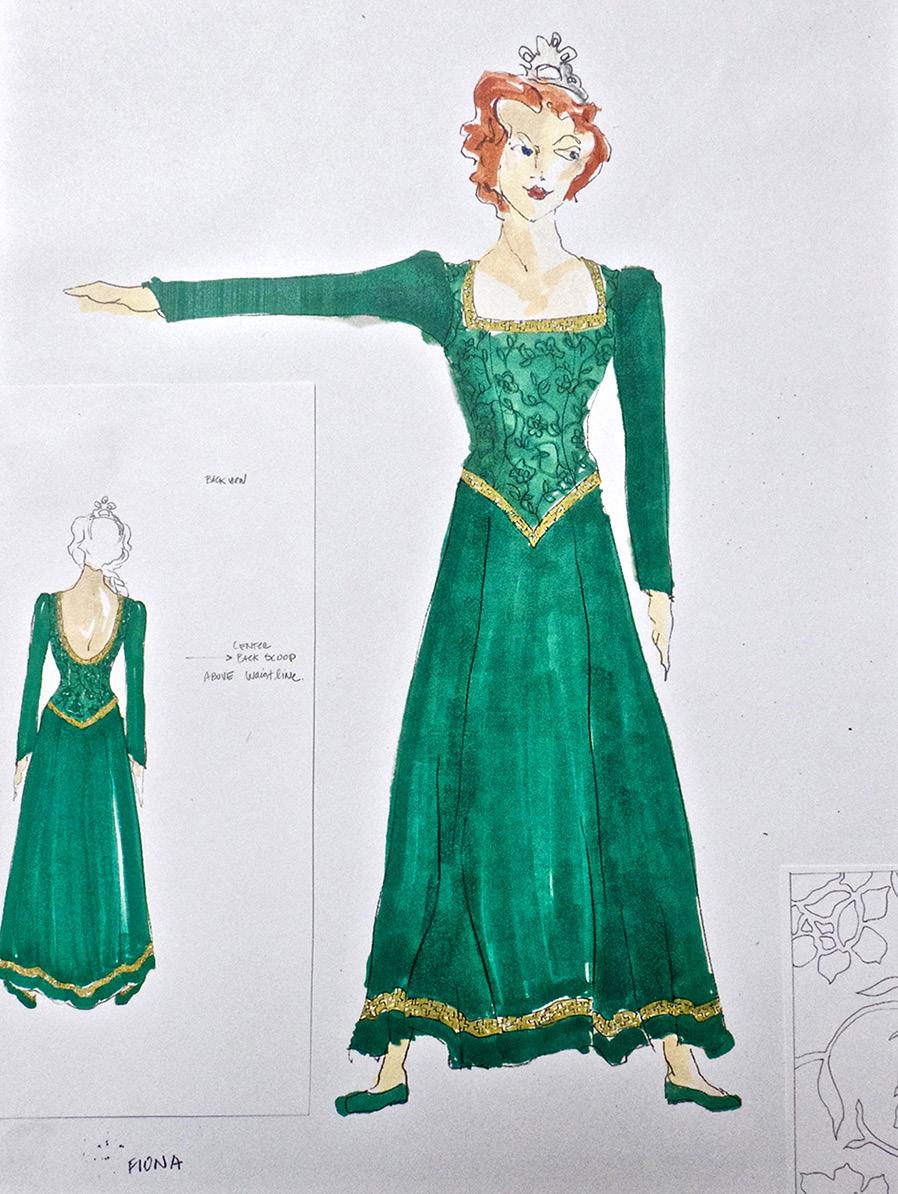 83 LÄHIKUVA 4/2018 Tämä on helposti nähtävillä Shrek-elokuvassa esimerkiksi prinsessa Fionan puvussa.