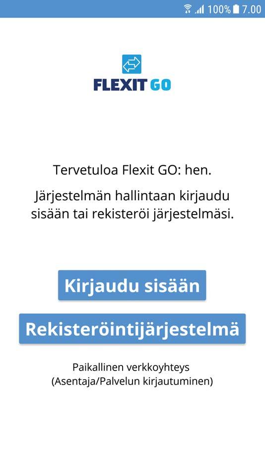 4. Käyttäminen 4.1. Yleistä Flexit GO -sovelluksen avulla voit ohjata Flexit EcoNordictuotettasi.