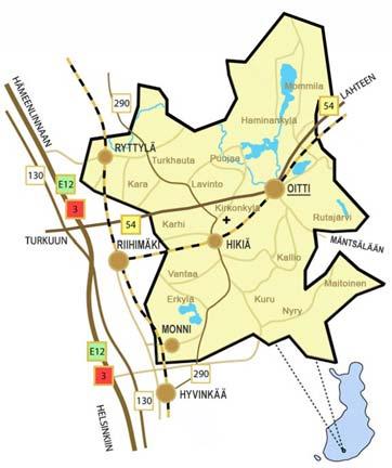 Vehmaa RN:o 15:2, Outi RN:o 16:1, Marjatta RN:o 16:2, Hyötymaa RN:o9 16:6, Saunaranta RN:o 16:7, Hukkamaa RN:o 16:8, Sillanpää RN:o 1:1206, Hyötymaa RN:o 14:1, Jokela RN:o 14:0, Palola RN:o 1:399,
