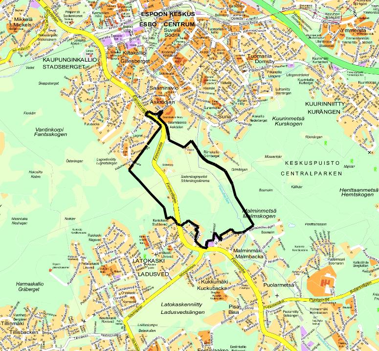 1 (34) Asianumero 2006/2017 Aluenumero 432300 Söderskoginaukea Asemakaava ja asemakaavan muutos 40. kaupunginosa, Espoon keskus 41. kaupunginosa, Kaupunginkallio 46.