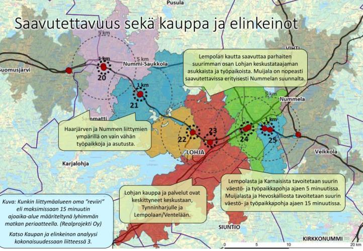 Kaupallinen selvitys 13 Kuva 8 E18 käytävän solmukohtien kehittäminen (Lohjan kaupunki 2017b). Kuva 9 havainnollistaa ajoneuvoliikenteen vuorokausiliikennemäärää Lempolan kauppapuiston ympäristössä.
