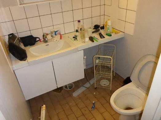 kastumisjälkiin. Pintamittauksessa ei havaittu kosteuspoikkeamaa.