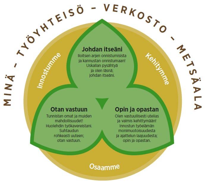 Metsähyvinvoinnin Silmut ja Kasvualusta Silmuihin on kiteytetty se Metsähyvinvoinnin ohjelmavuosien aikana