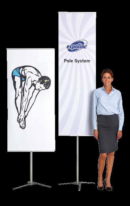 Pole System Nosta viestisi esiin massasta Voit luoda helposti erilaisia ratkaisuja varsinkin yhdessä muiden
