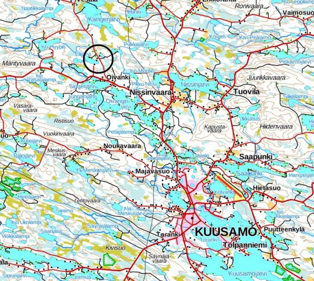 SUUNNITELMAN NIMI JA SUUNNITTELUALUE ELIJÄRVEN RANTA-ASEMAKAAVAN OSITTAINEN MUUTOS KUUSAMON KAUPUNKI 305-411-241-33 SUUNNITTELUTEHTÄVÄN MÄÄRITTELY JA TAVOITTEET Työn tarkoituksena on muuttaa