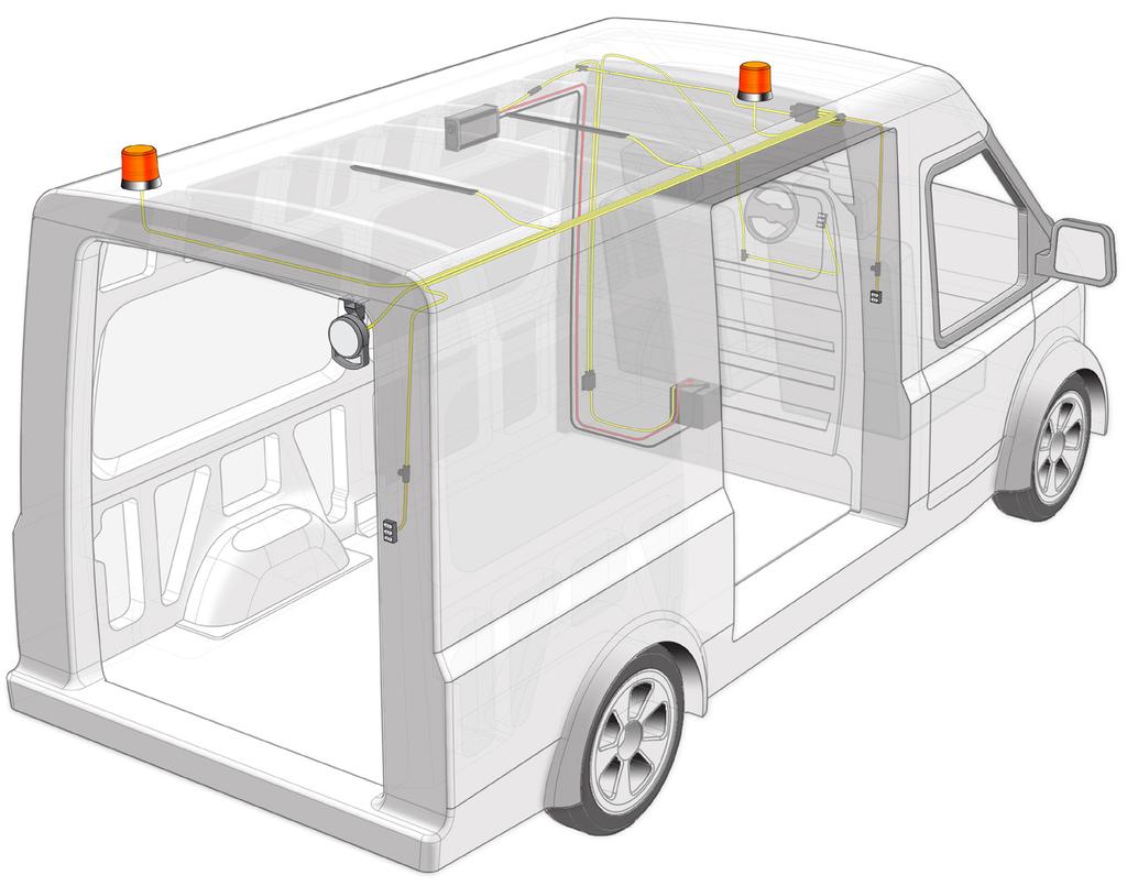 Modul-Connect MODULAARINEN DIGITAALINEN JOHDOTUS- JA OHJAUSJÄRJESTELMÄ Modul-Connect tekee auton sähköistyksestä helppoa.