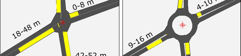 19 Kuva 15. Nykytilanteen iltahuipputunnin hetkittäiset maksimijononpituudet (m).