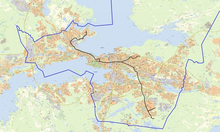 202X - Raitiotielinjat osan 3 valmistuttua X Ylöjärvi Tampere Seudullisessa selvityksessä (seutuhallitus 5/2018) Härmälän ja Pirkkalan suunta arvioitiin todennäköisimpänä osan 2 jälkeen seuraavaksi