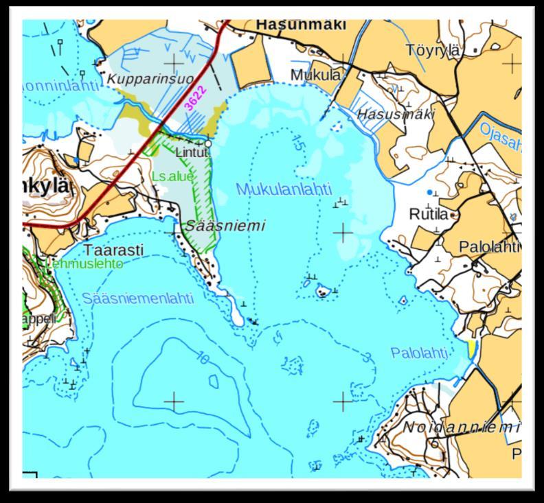 Alueelle teetettiin talviniittosuunnitelma, koska se on Naturaalue. Saanto 5-100 m 3 /ha 45 m 3 /ha.