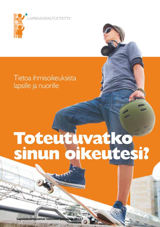 Sopimus velvoittaa valtioita huolehtimaan lainsäädäntönsä kautta lapsen oikeuksien toteutumisesta. YK:n lapsen SOPIMUKSEN SISÄLTÖ VOIDAAN TIIVISTÄÄ KOLMEEN ERI TEEMAAN: Lapsella on oikeus 1.