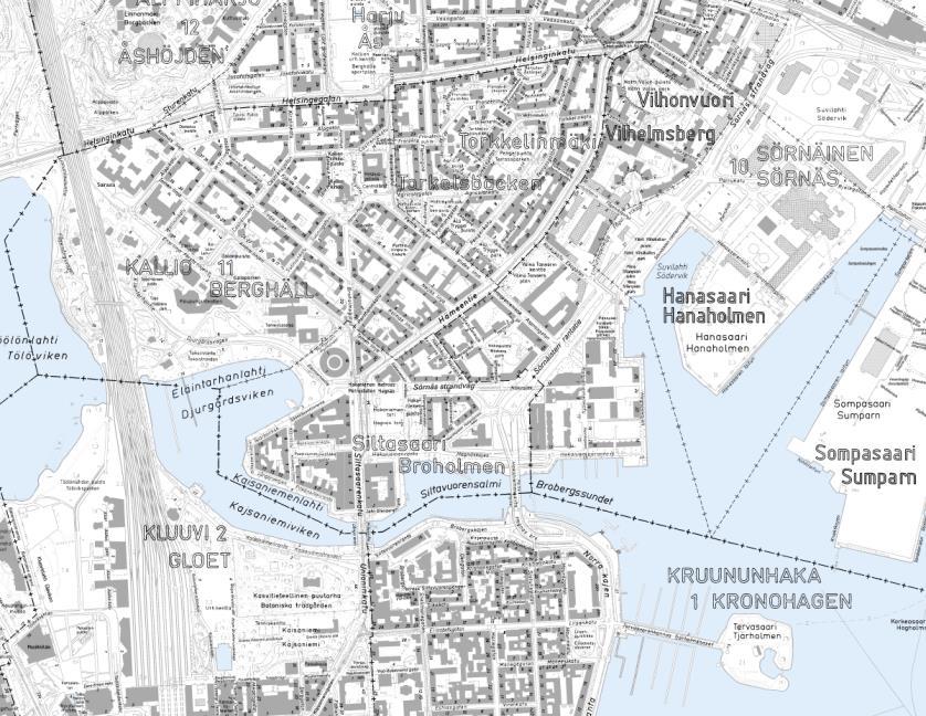 HELSINGIN KAUPUNKI KAUPUNKISUUNNITTELUVIRASTO Kaavakartta nro Hankenro 1611_1 HEL 20