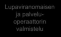 palveluoperaattorin valmistelu