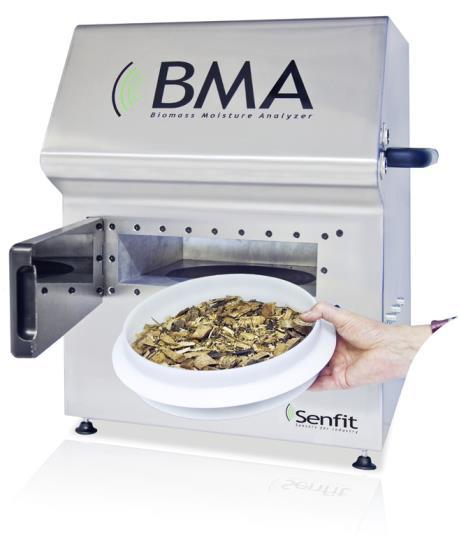Senfit BMA Mittaustekniikka perustuu mikroaaltotekniikkaan Kalibrointi standardia EN-14774-2:2010 vasten Mittausaika 10s