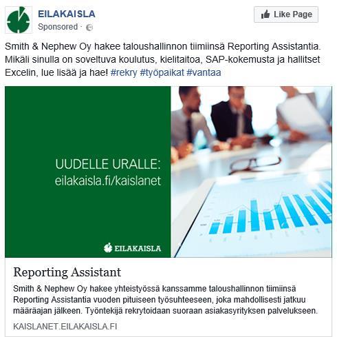 Ilmoitusten muotoilu