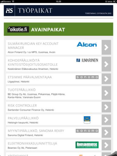 hyvin koulutettua kaupunkilaista 750 / ilmoitus (alv.