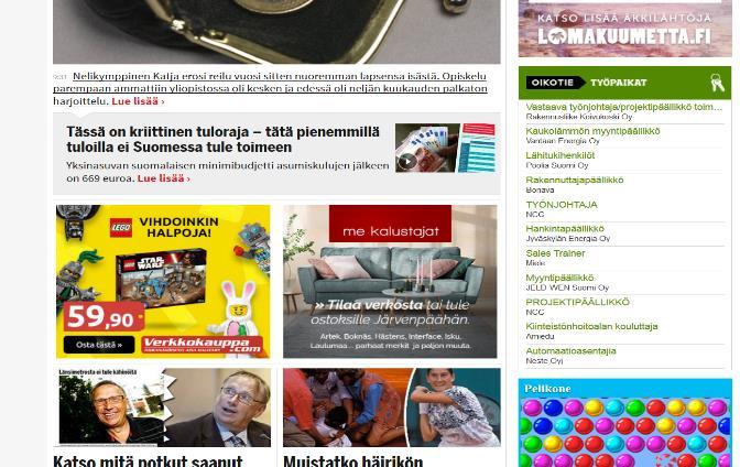 Erikseen sovittavat/ veloitettavat Oikotie