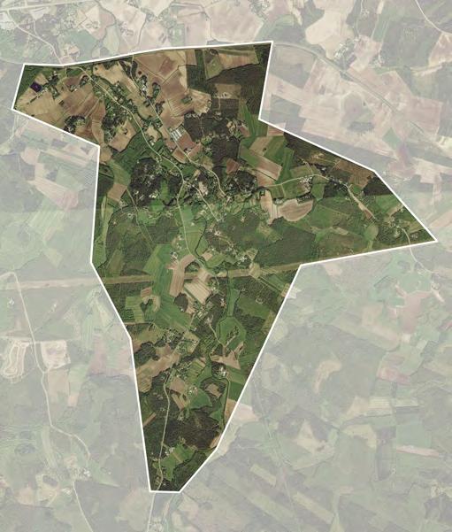 Suunnittelualueen pinta-ala on noin 750 hehtaaria. Alue on lähes kokonaisuudessaan yksityisessä omistuksessa.