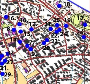 Kansantalon seudun arvokkaat ympäristöt.