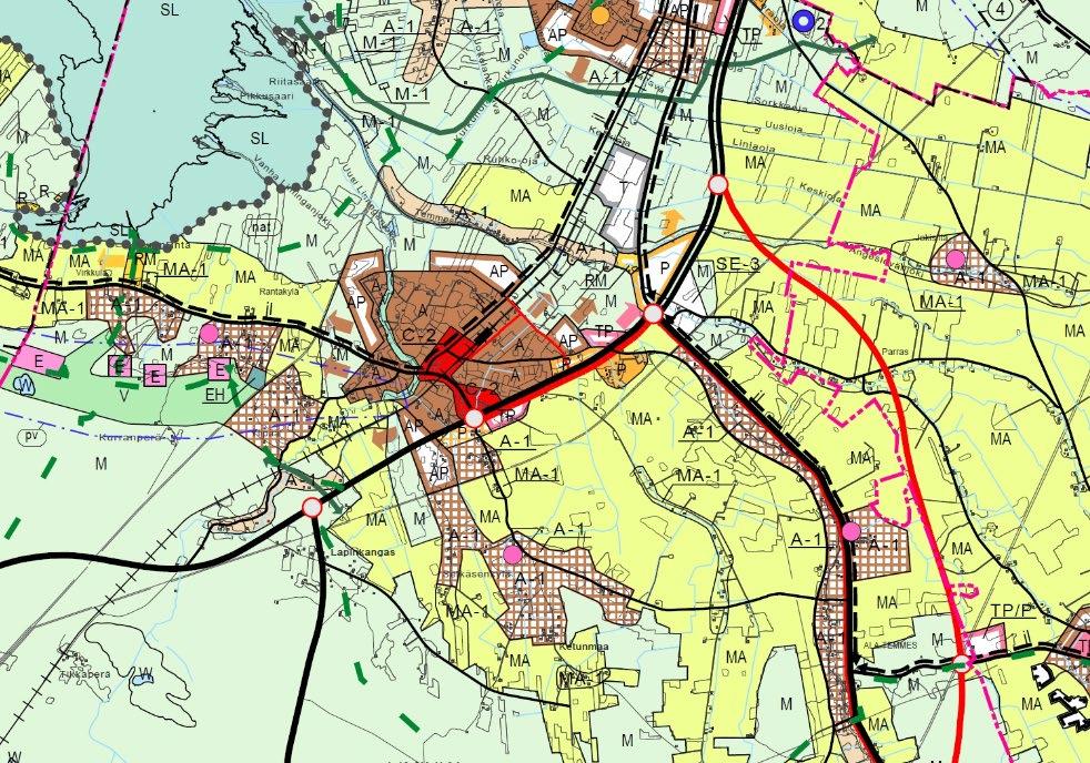 YLEISKAAVOITUS VT-8:n YMPÄRISTÖN OSAYLEISKAAVA VT-8:n ympäristön