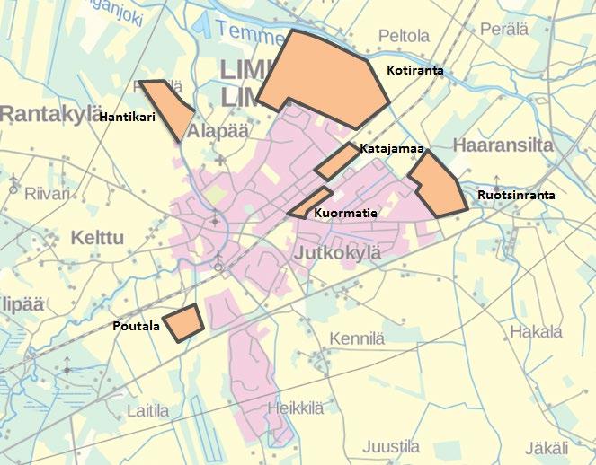 ASEMAKAAVOITUS KIRKONKYLÄ Uudet asuntoaluekaavat kirkonkylään (laadinta-aika): Kotiranta (2017-20) Kuormatie (2017-20) Poutala