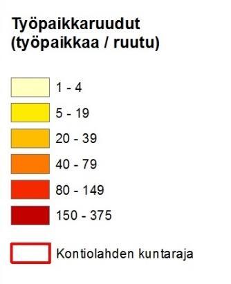 Työpaikat Tietolähde: Tilastokeskus,