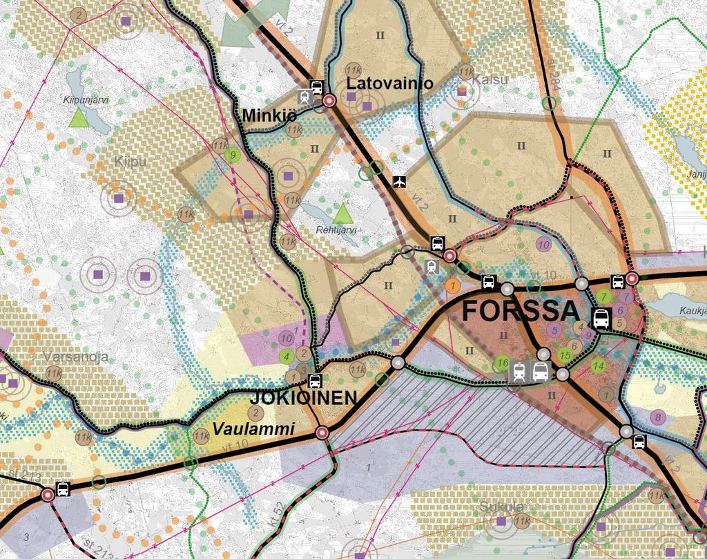 FORSSAN SEUDUN STRATEGINEN RAKENNETARKASTELU Hämeen ympäristökeskuksen aloitteesta seudulla toteutettiin vuosien 2009 2011 aikana strateginen rakennetarkastelu.