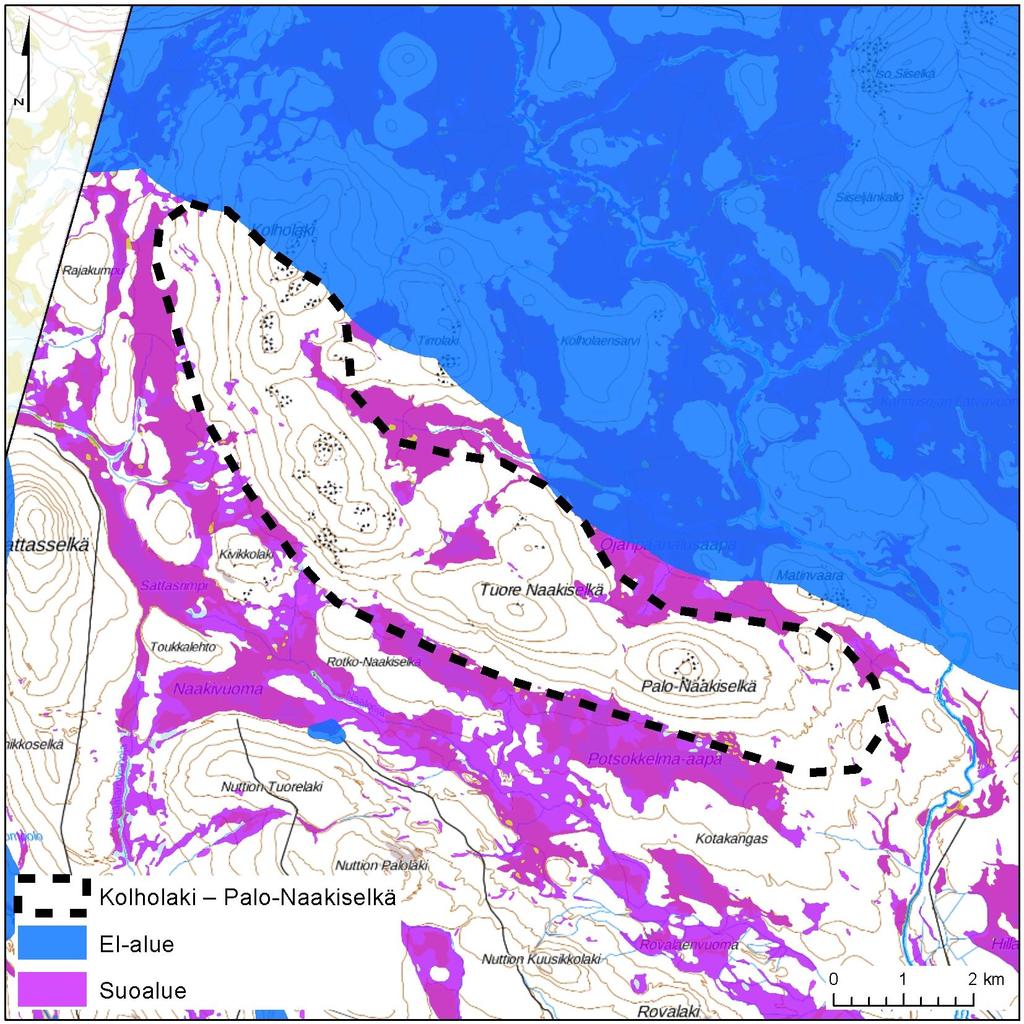 35 tarkemman suunnittelun yhteydessä. Tarkemman suunnittelun yhteydessä tulee varmistaa, ettei 2-5 km etäisyydelle sijoittuviin petolinnun pesäpaikkoihin kohdistu haitallisia vaikutuksia. 6.