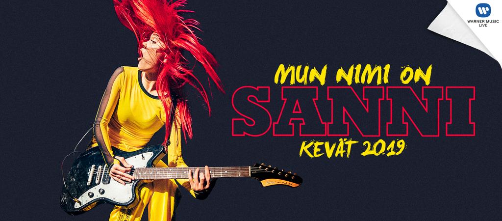 MUN NIMI ON SANNI - KEVÄT 2019 TEKNINEN RIDER T E K N I N E N 15/01/2019 R I D E R Tämä rideri selventää SANNIn esiintymiseen liittyvät ääni- ja valotekniset, sekä lavaan ja esiintymiseen liittyvät