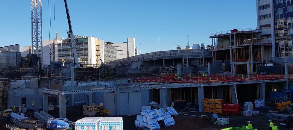 Irtiporauksen ääni voi kantautua häiritsevänä rakenteisiin. Irtiporaustyöt alkavat lokakuun lopulla jatkuen ensi vuoden (2019) alkupuolelle.