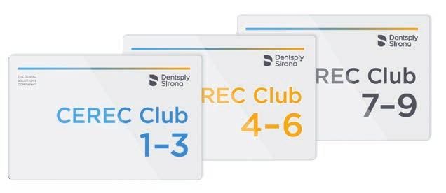 vuosihuoltovaraosapakettia CEREC ja option CEREC Premium ohjelmat ja päivitykset CEREC Club 4 6 Päivitys PC-tietokone Kolme vuosihuoltovaraosapakettia CEREC ja optiona