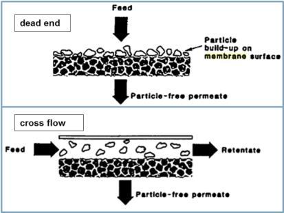 54 Kuva 30. Periaatepiirros membraanin toiminnasta (Noble, 1995, s.7). Edelleen, membraani on Mulderin mukaan kahden faasin välinen selektiivinen este, joka on ominainen kalvoprosessille.
