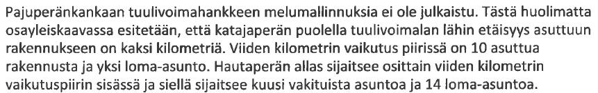 Yhteinen vastine 10 +11 Lähetkangas-Finnilä muistutuksiin seuraavilla sivuilla. 11 Veikko Finnilä ja 59 allekirjoittajaa 29.12.