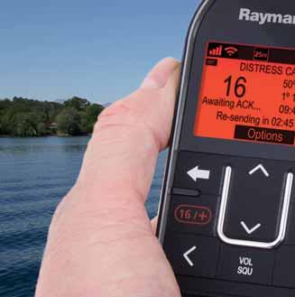 monitoimisen Ray70-radion, voit luottaa Raymarine VHFradiosi häiriöttömään