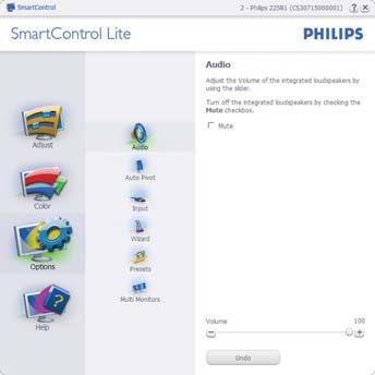 3. Kuvan optimointi tulevat näkyviin. Kun Enable Task Tray (Aktivoi ttehtävätarjotin) -valikkoa ei ole aktivoitu, tehtävätarjotinkuvakkeen ainoa vaihtoehto on EXIT (Poistu).