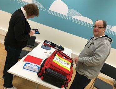 Suomen Punainen Risti (SPR) ja Sosiaali- ja terveysministeriö (STM) ovat allekirjoittaneet yhteistyöpöytäkirjan vuonna 2014 koskien ensiaputoimintaa, ensiapukoulutusta sekä varautumista.