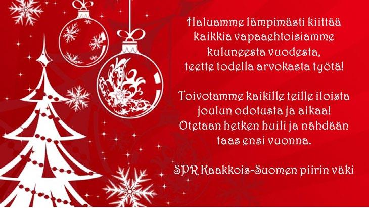 Tärkeitä päivämääriä vuodelle 2019: 14.2.2019 Ystävänpäivä vk. 12 Rasismin vastainen toimintaviikko 5. 7.4.2019 Superkoulutusviikonloppu kaikille vapaaehtoisille suunnattu koulutusviikonloppu, missä jokainen voi valita itseään kiinnostavat aihealueet.