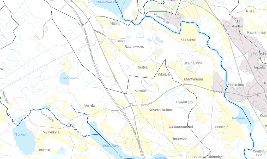 ongelmaa alueella.