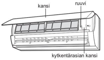 Vaihe kuusi: asenna poistovesiletku 1. Liitä kondenssiveden poistoletku sisäyksikön poistovesiputkeen. 2. Teippaa liitos.