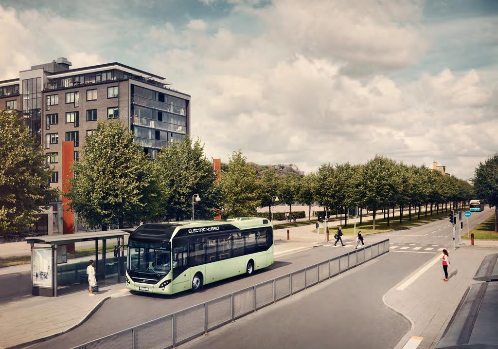 Pitkäkestoista suorituskykyä K ÄY T T Ö A S T E 11 Volvo 7900 Electric Hybridissä käytetään samaa teknologiaa kuin hyväksi todetussa Volvo 7900 Hybridissä.