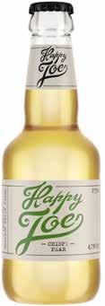 (alv 24 %) HAPPY JOE CRISPY PEAR 4,7 %, 0,275 l/plo,