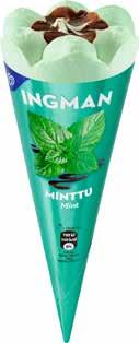 1,15 kpl (alv 0 %) EAN 8000920780107 1,31 kpl (alv 14 %) INGMAN MINTTU-SUKLAA LAKTOOSITON
