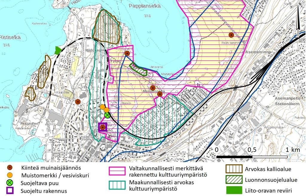 muistoraide ovat paikallisesti arvokkaita