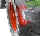 Fendt 1000 Variossa on liitännät jopa seitsemälle hallintaventtiilille, kuusi takana ja yksi edessä.