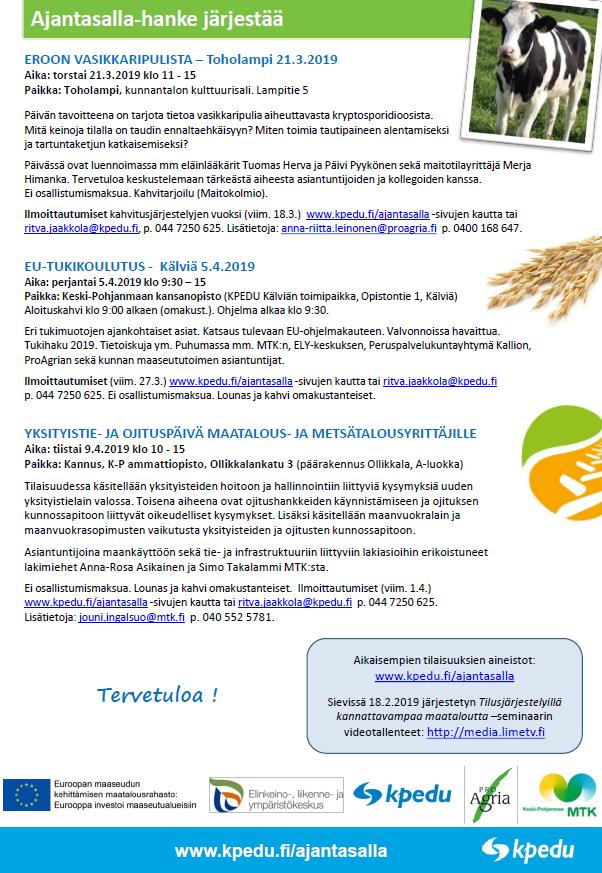 Lestijärven Metsästysyhdistys ry. Talvikokous pidetään 17. maaliskuuta klo 12 Lestin koululla. Käsitellään vuosikokousasiat ja mm.