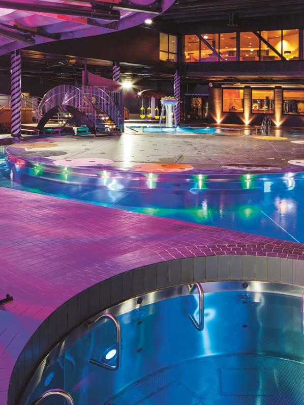 HOLIDAY CLUB SAIMAA Vapaa-ajankeskus Holiday Club Saimaan kylpylä tarjoaa vesiliukumäkien ja muiden riemujen lisäksi rauhalliset tilat rentoutumista ja hierontaa