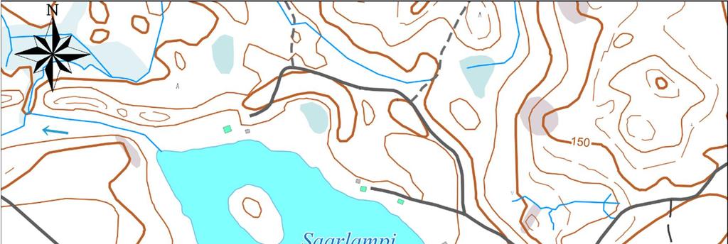 valuma-alueeseen. Kokoon verrattuna sen nimisaari on melko iso. Samanniminen toinen lampi sijaitsee Kylmäkorvessa, jonka saari on huomattavasti pienempi.