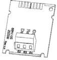 laitteille kuten tietokoneille; 300 tai 2 400 baud, protokollana M-Bus. Kortilla on kolminapainen riviliitin liittimin 62 (TX), 63 (RX) ja 64 (GND).