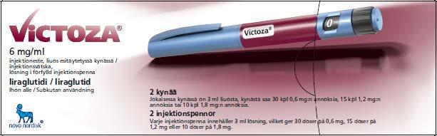Victoza (liraglutidi) tyypin 2 diabeteksen